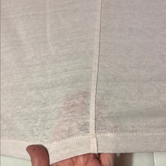 Old Navy Light Pink Boyfriend Short Sleeve Pocket T-Shirt - Picture 9 of 10